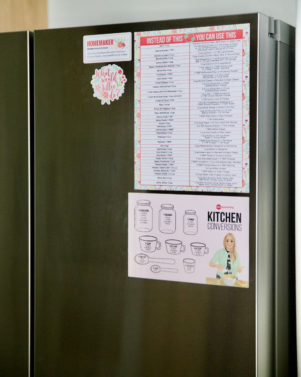 The Essential Ingredient Substitutions Magnet - By Jillee Shop
