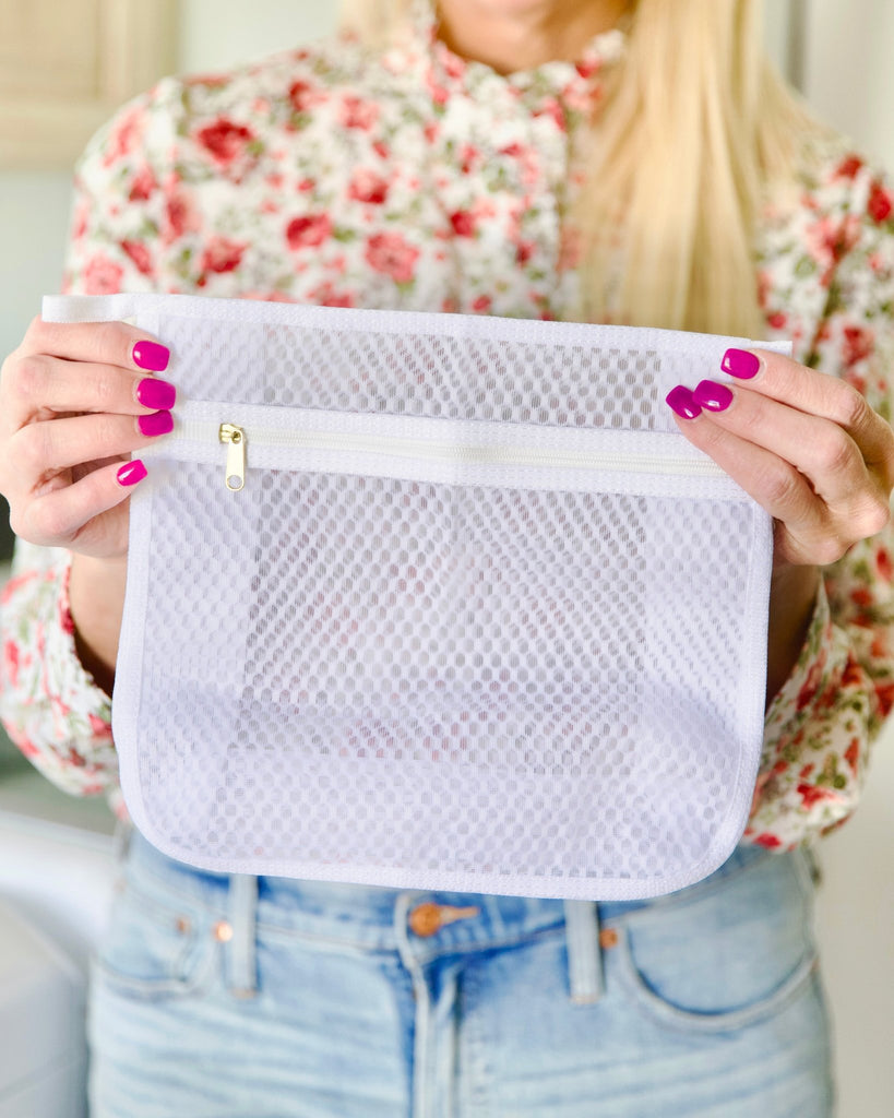 mesh laundry bag for dress pants Gentle Care Honeycomb Mesh Laundry Bag Large