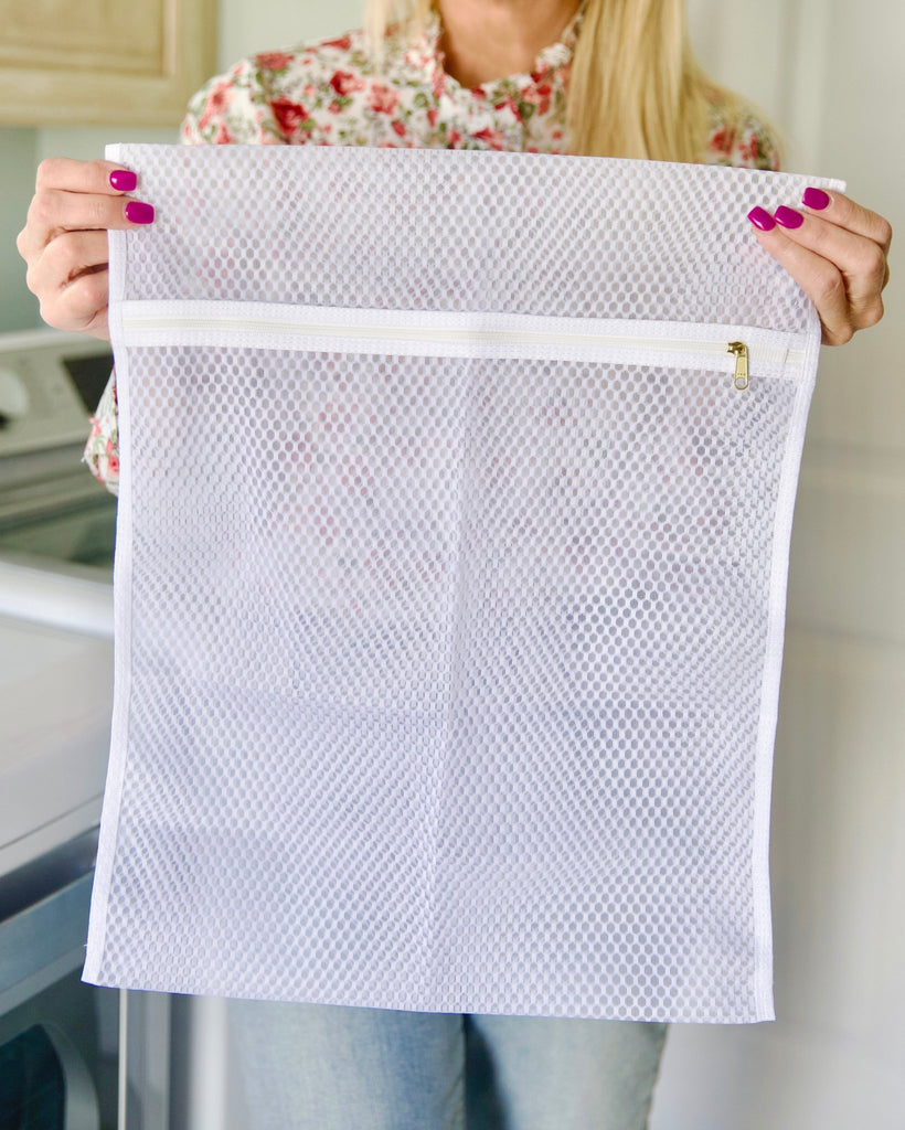 mesh laundry bag for dress pants Gentle Care Honeycomb Mesh Laundry Bag Large